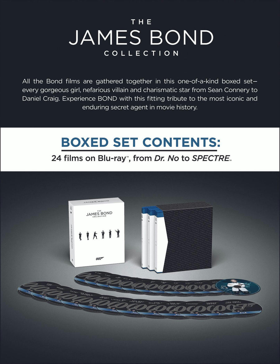 James Bond: 24-Film Collection (Box Set) [Blu-ray]