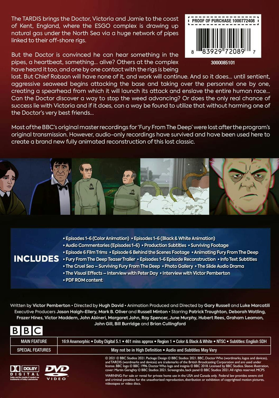 Doctor Who: Fury from the Deep (Box Set) [DVD]