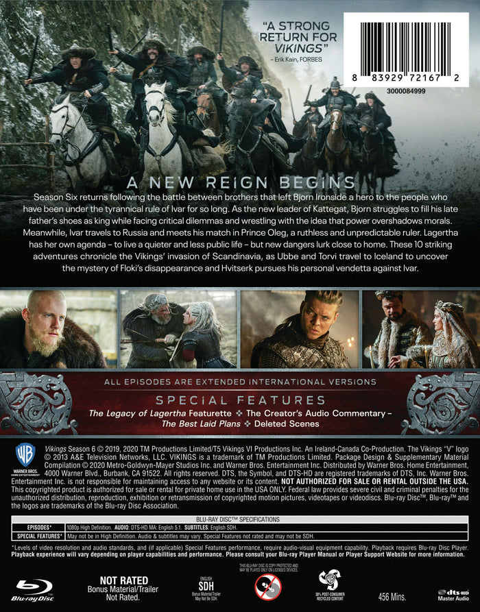 Vikings: Season 6 - Volume 1 (Box Set) [Blu-ray]