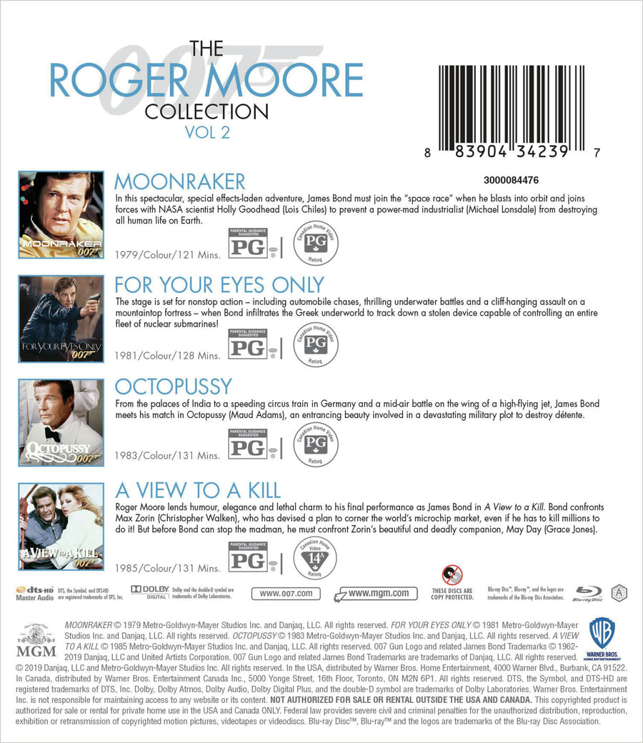 The Roger Moore Collection: Volume 2 (Box Set) [Blu-ray]