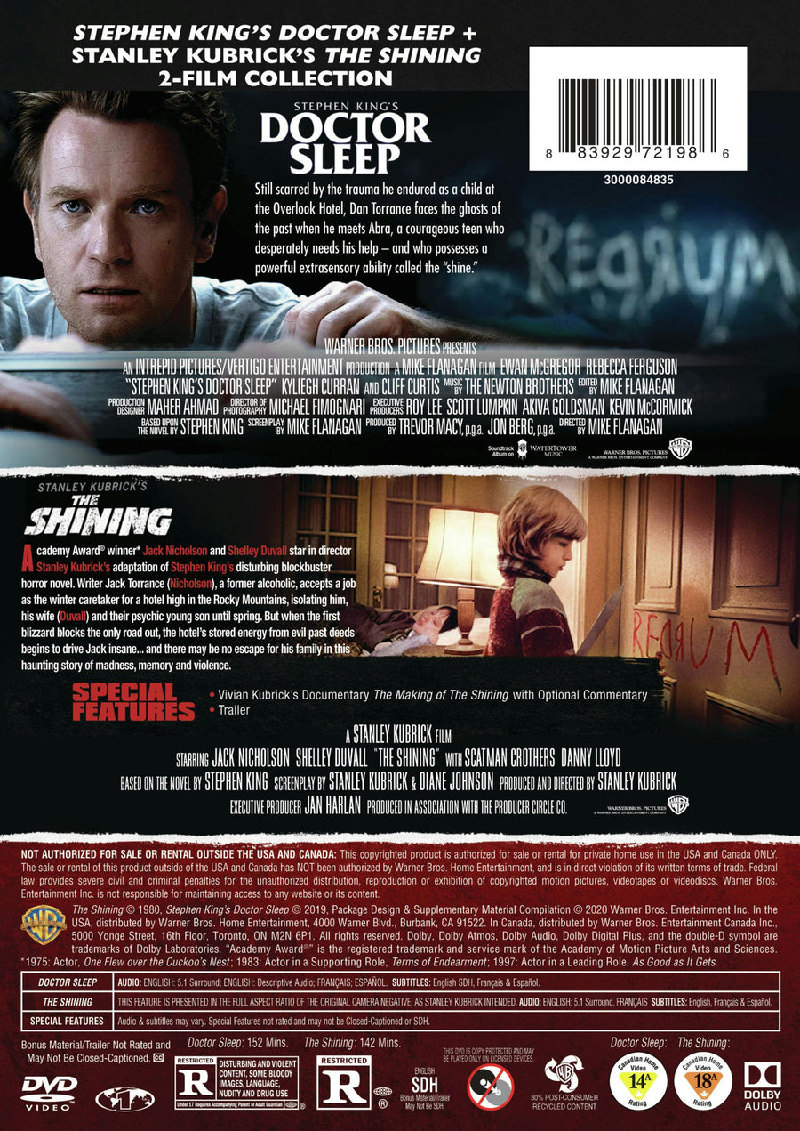 The Shining/Doctor Sleep (DVD Double Feature) [DVD]