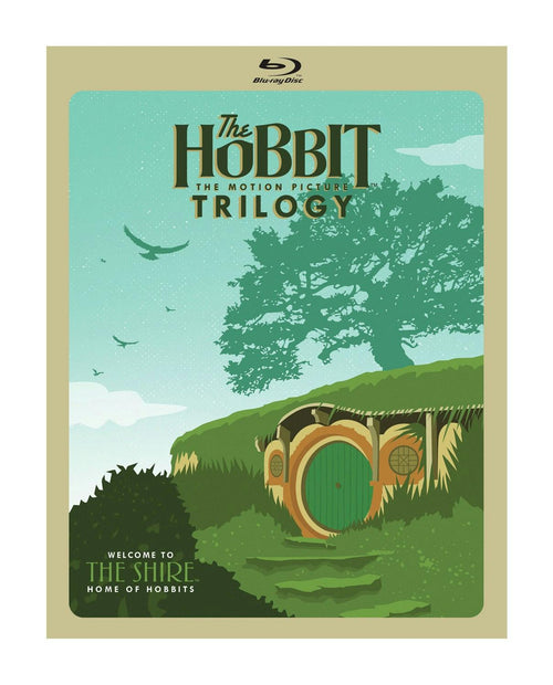 The Hobbit: The Motion Picture Trilogy (Blu-ray Travel Poster Artwork) [Blu-ray]