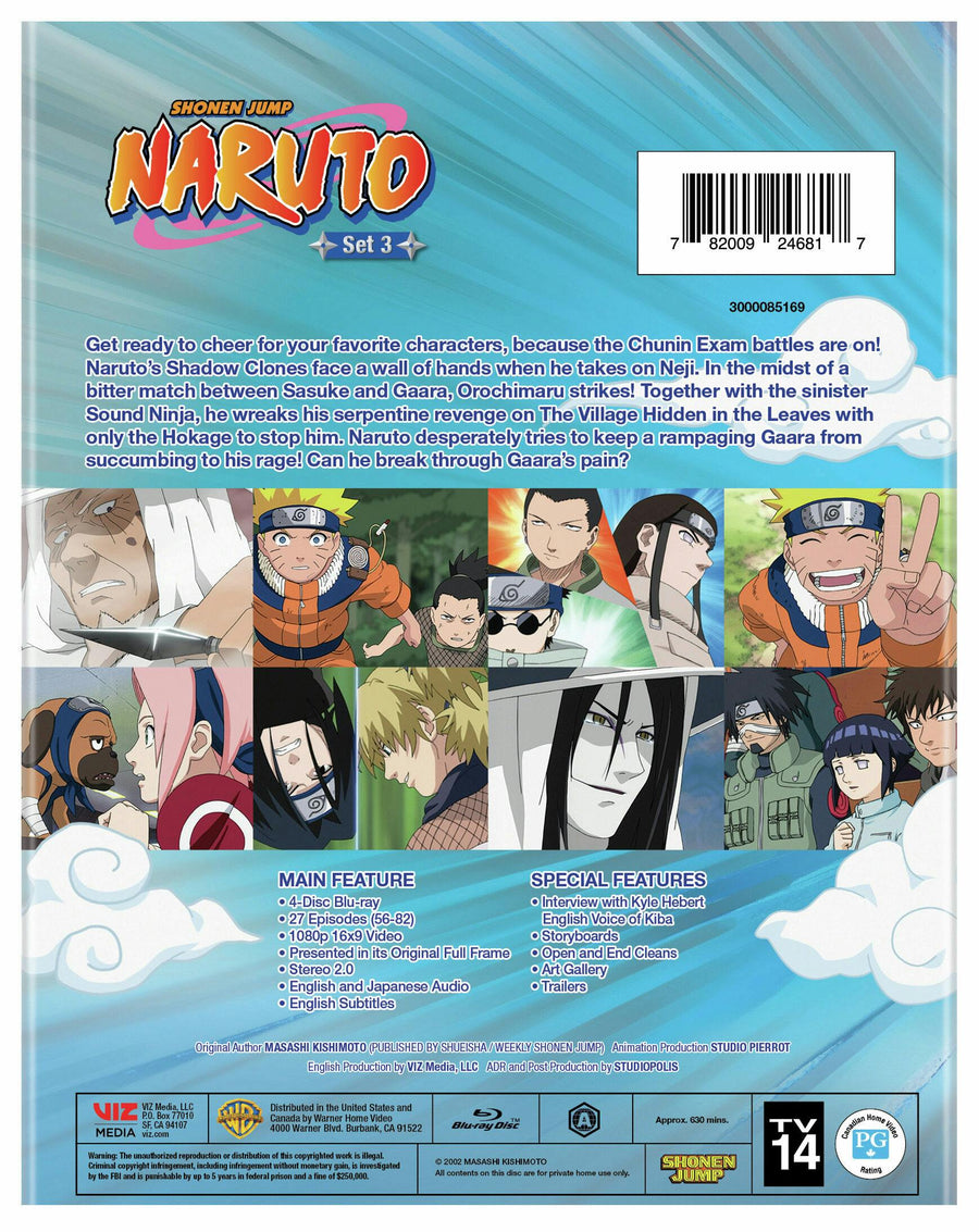 Naruto - Set 3 (Box Set) [Blu-ray]