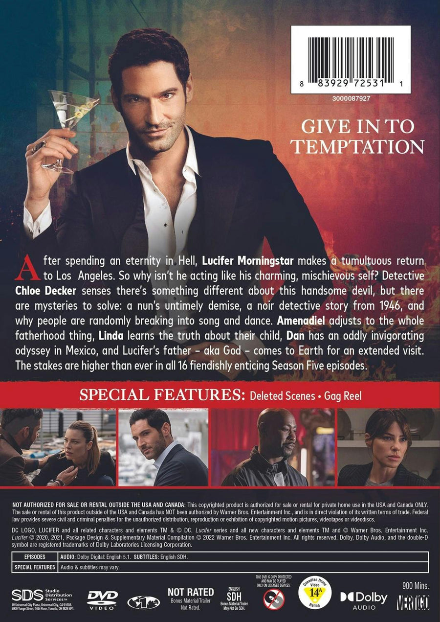 Lucifer: The Complete Fifth Season (Box Set) [DVD]