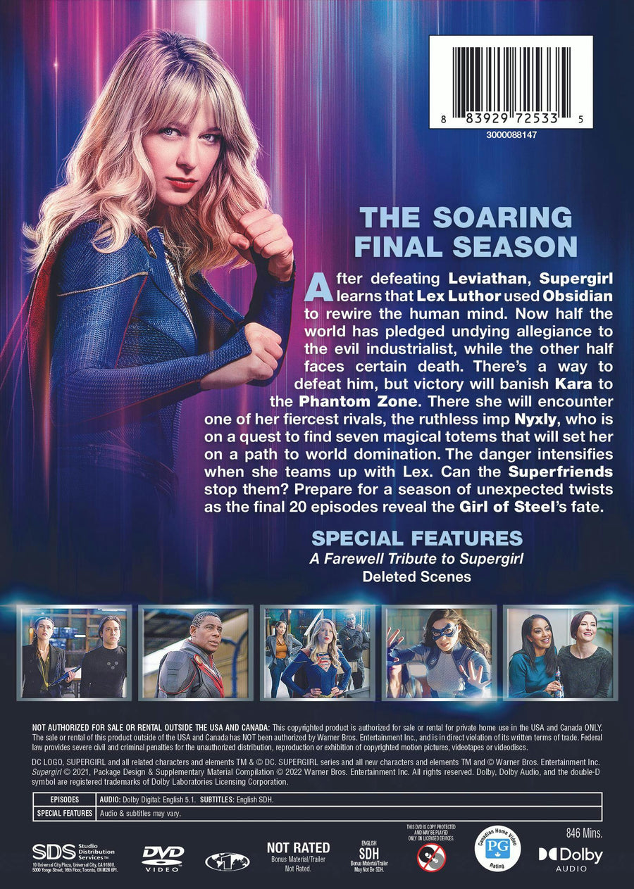 Supergirl: The Sixth and Final Season (Box Set) [DVD]