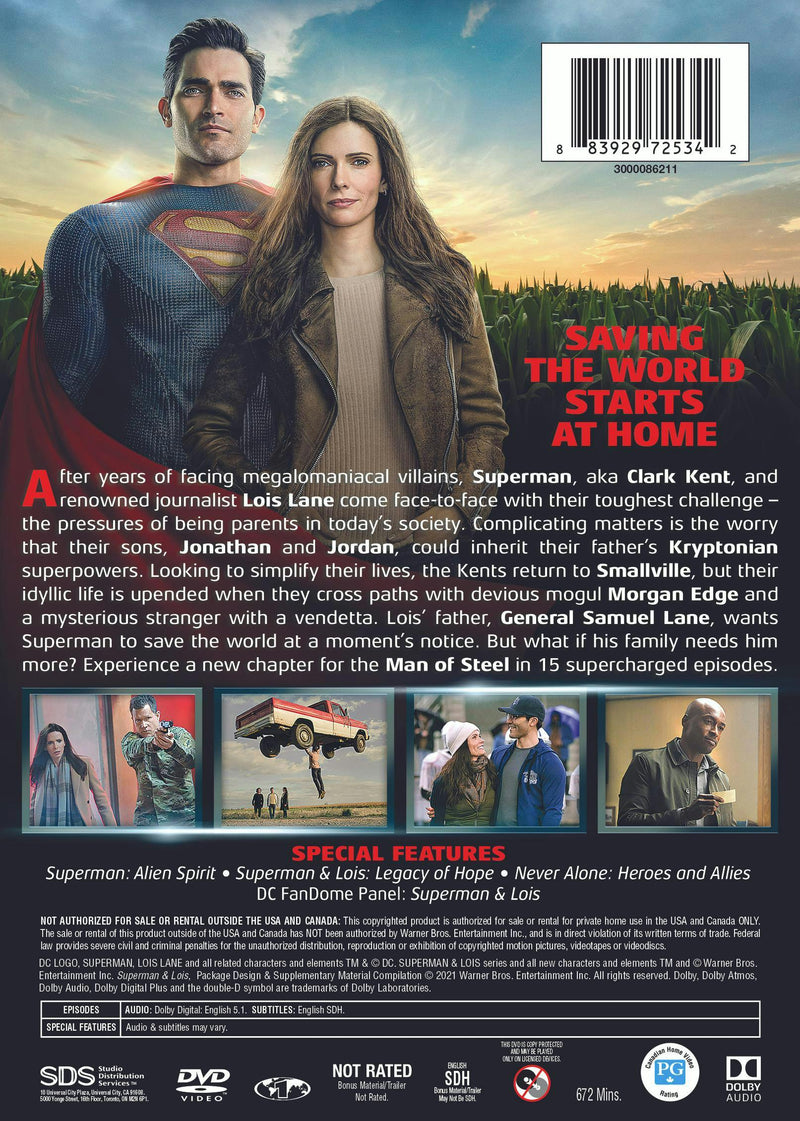 Superman & Lois: Complete First Season [DVD]