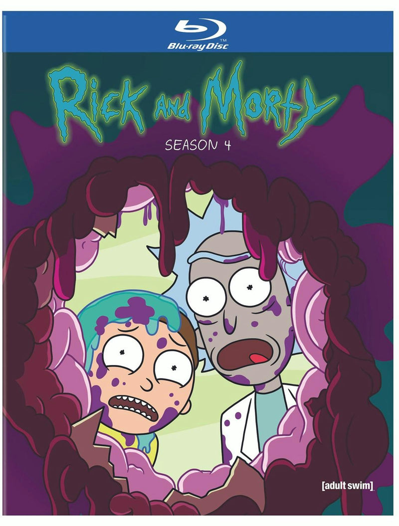 Rick and Morty: S4 (Blu-ray New Box Art) [Blu-ray]