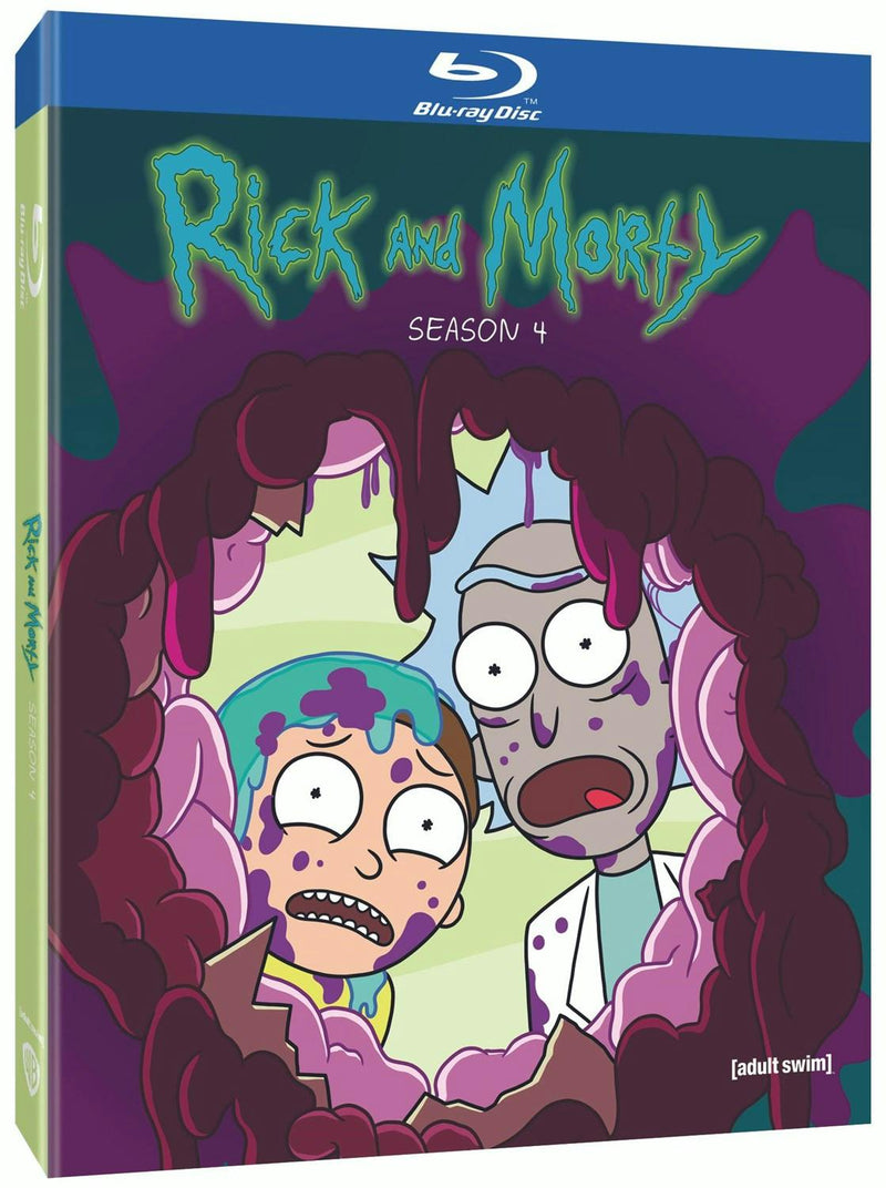 Rick and Morty: S4 (Blu-ray New Box Art) [Blu-ray]