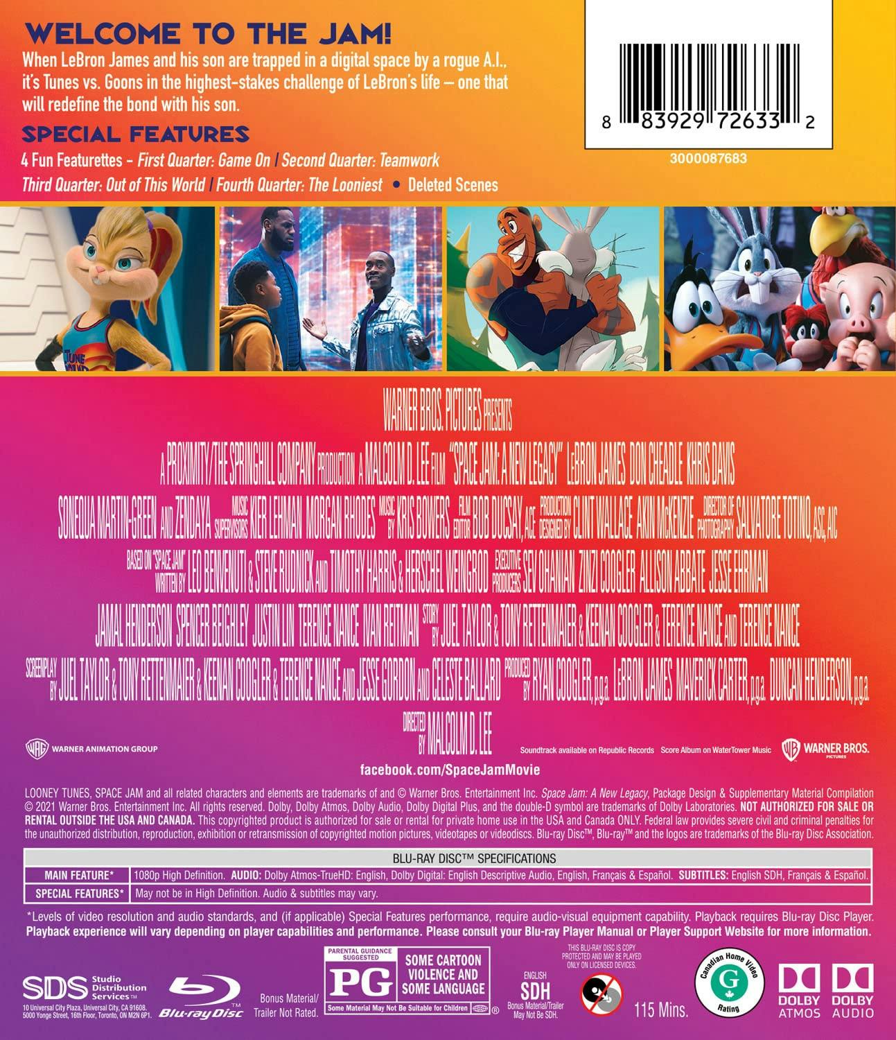 Space Jam: A New Legacy (with DVD) [Blu-ray] – GRUV Entertainment