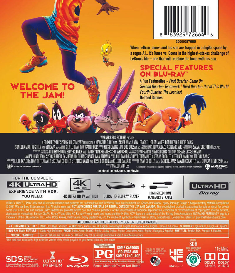 Space Jam: A New Legacy (4K Ultra HD + Blu-ray) [UHD]