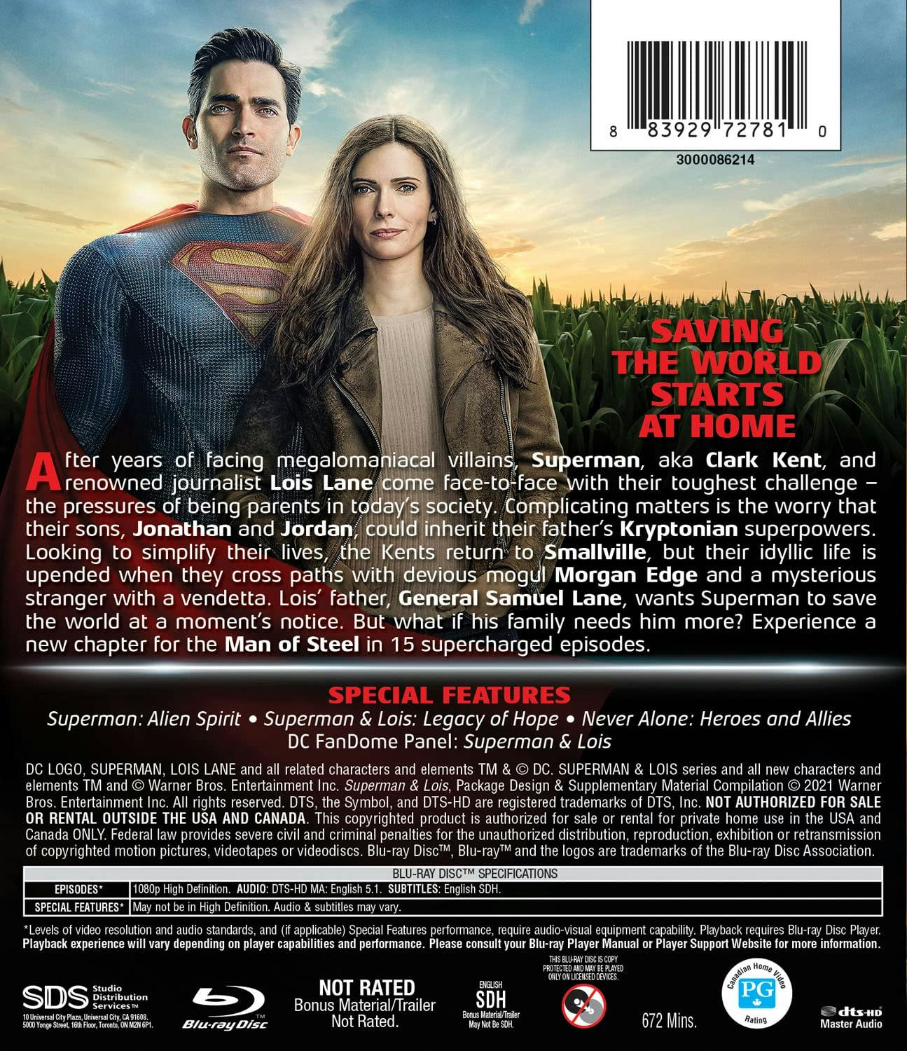 Superman & Lois: The Complete First Season (Box Set) [Blu