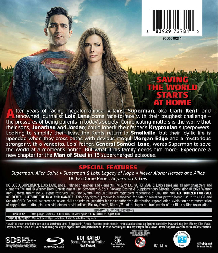 Superman & Lois: The Complete First Season (Box Set) [Blu-ray]