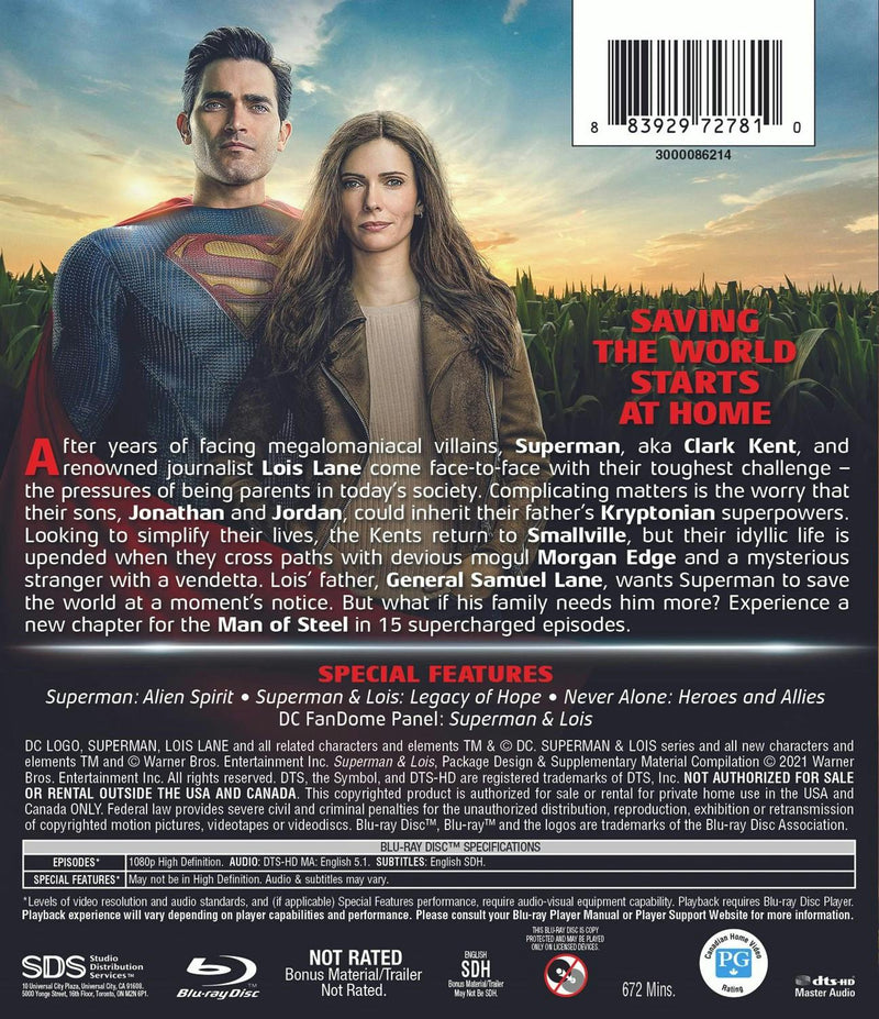 Superman & Lois: The Complete First Season (Box Set) [Blu-ray]
