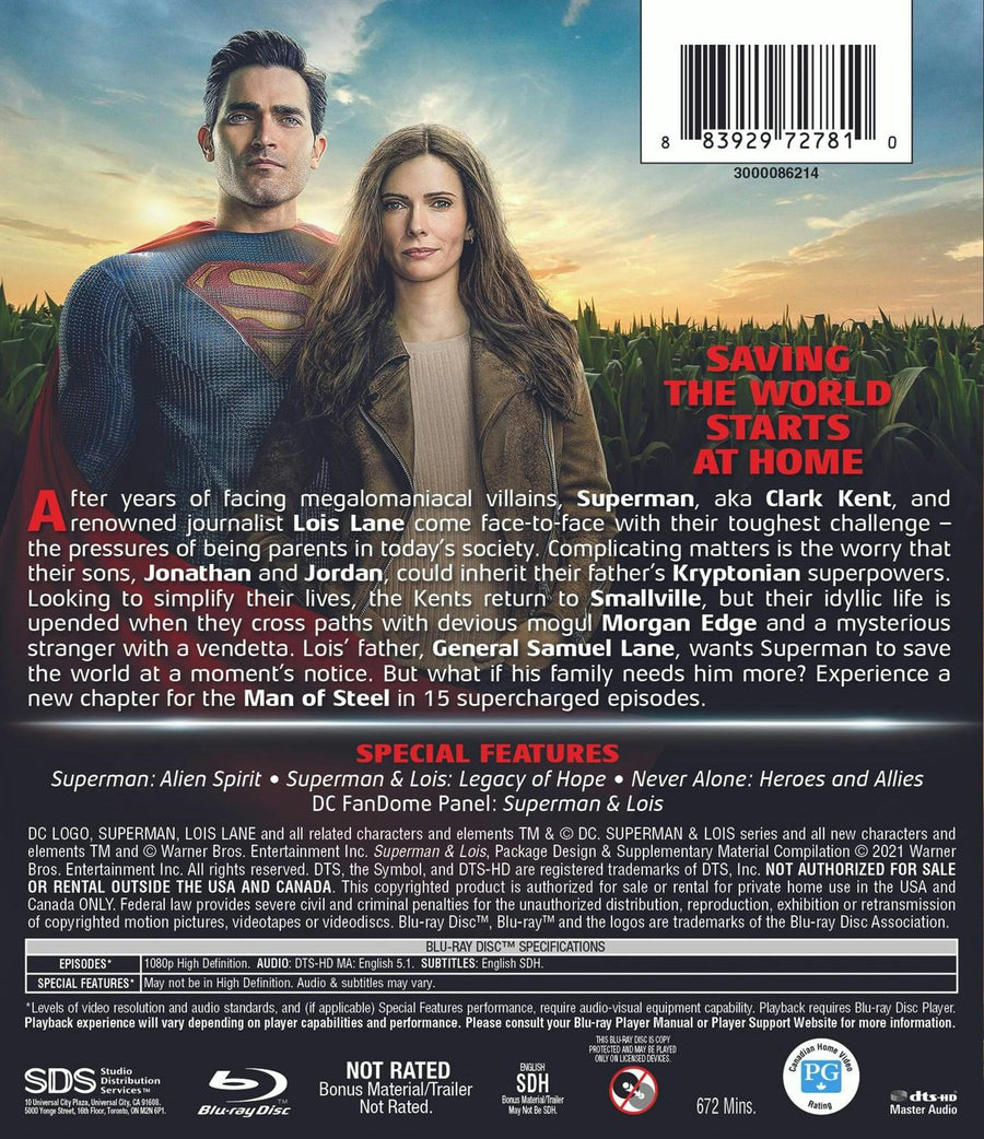 Superman & Lois: The Complete First Season (Box Set) [Blu-ray]