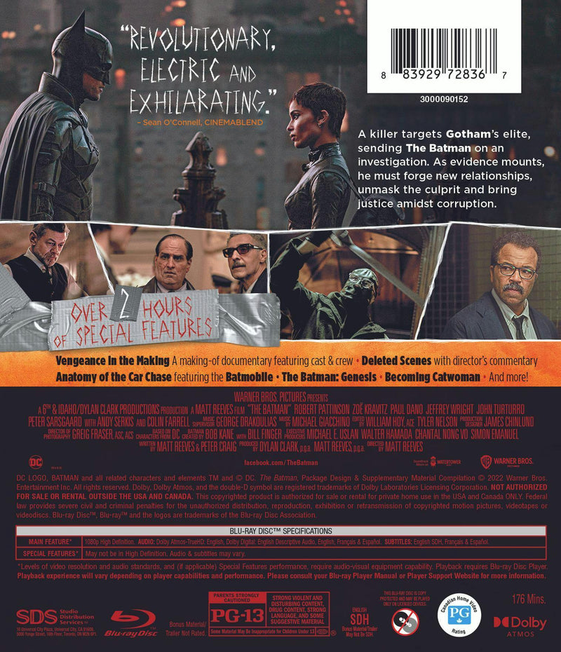 The Batman (with DVD and Digital Download) [Blu-ray]
