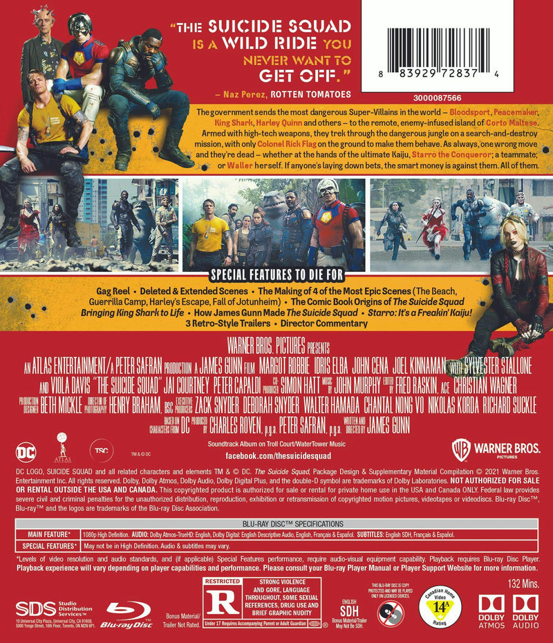 The Suicide Squad (Blu-Ray + DVD + Digital) [Blu-Ray]