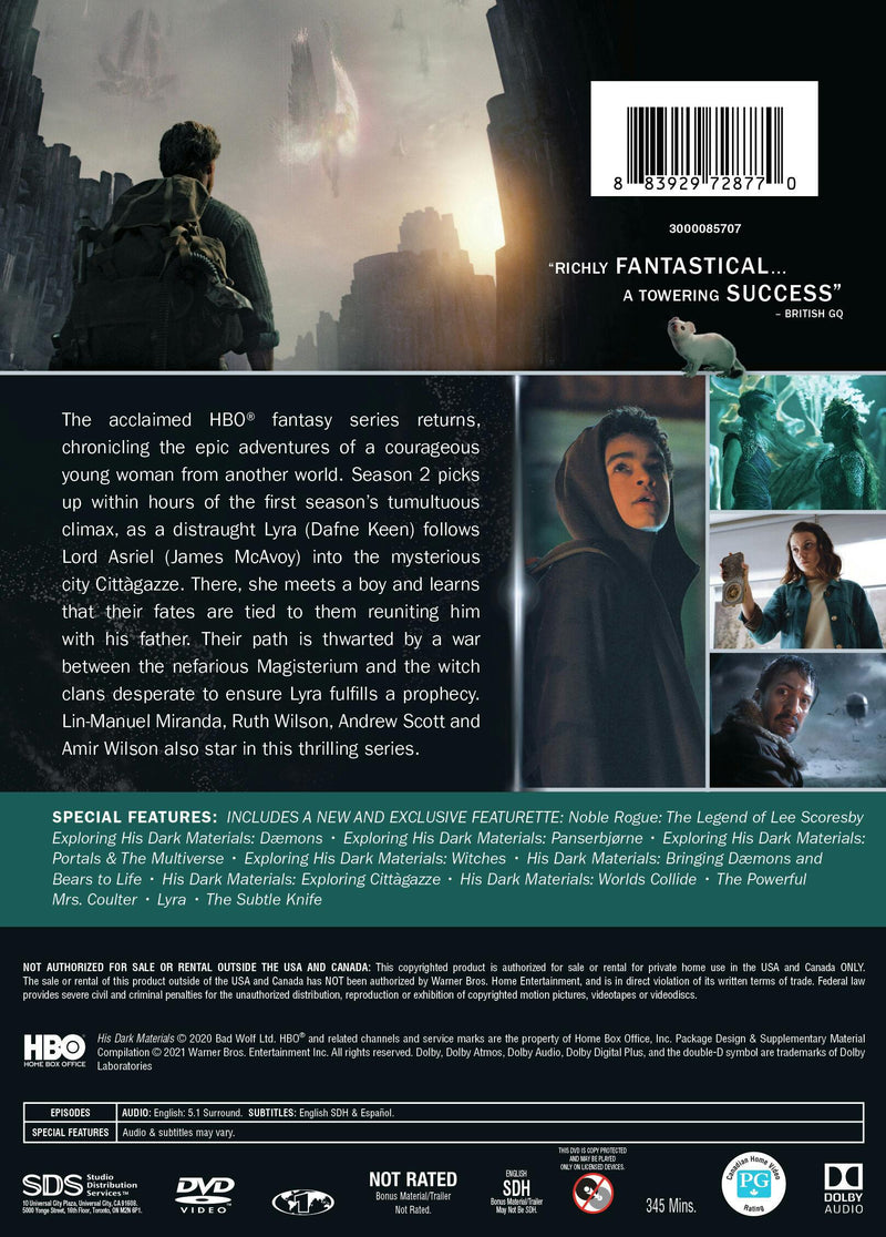 His Dark Materials: Season Two [DVD]