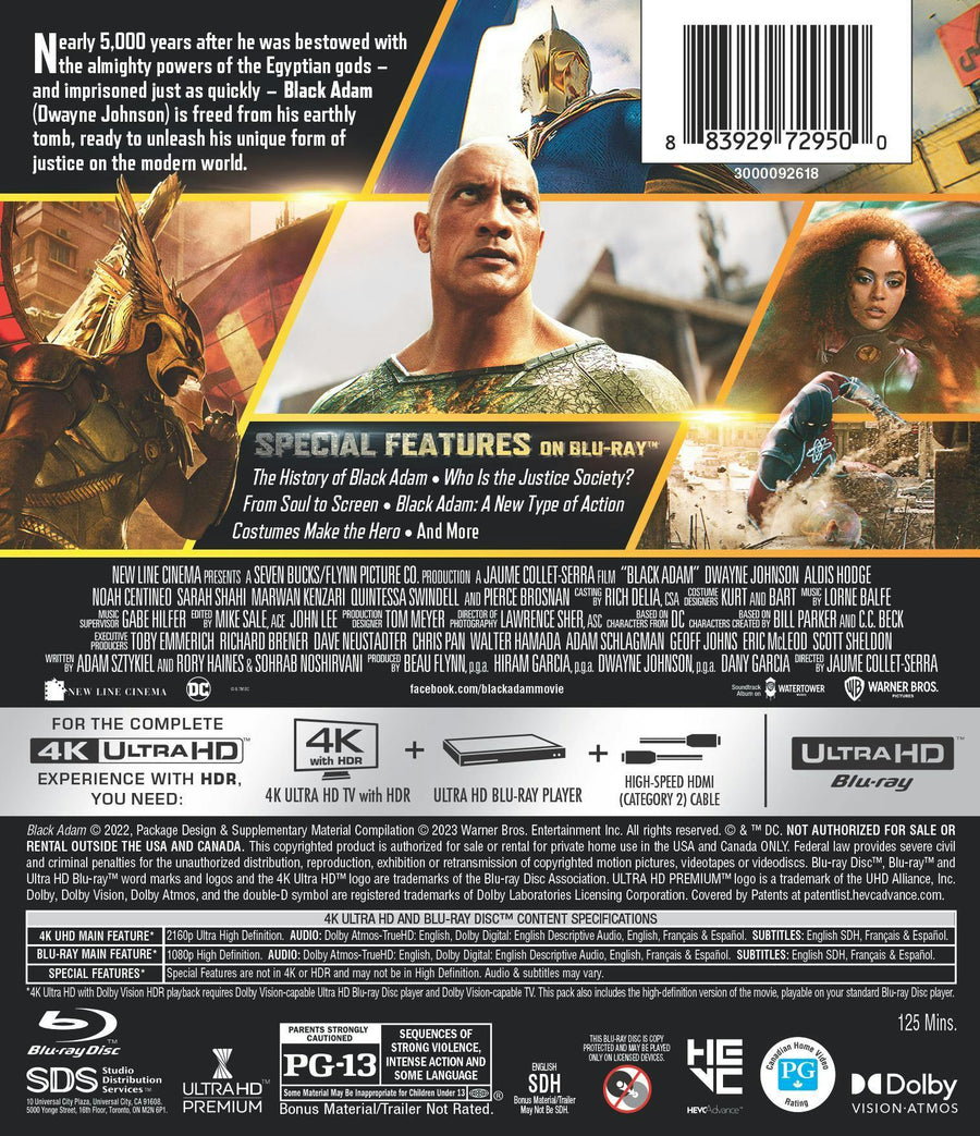 Black Adam (4K Ultra HD + Blu-ray) [UHD]