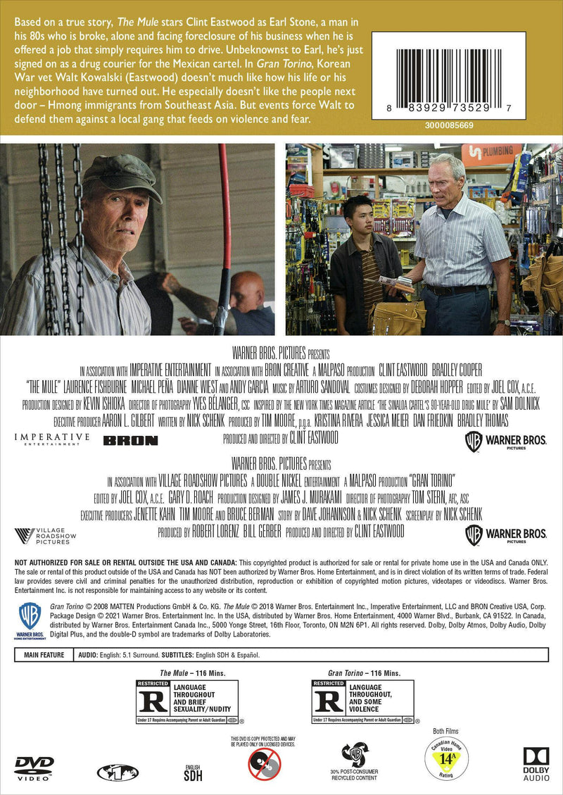 The Mule/Gran Torino (DVD Double Feature) [DVD]