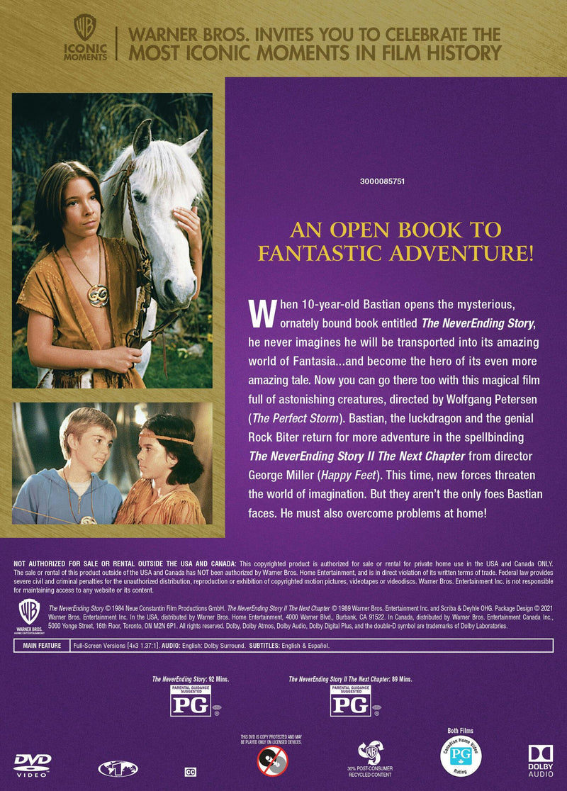 The NeverEnding Story I & II - 2-film Collection (IconicMoment) [DVD]