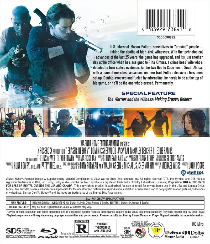 Eraser: Reborn [Blu-ray]