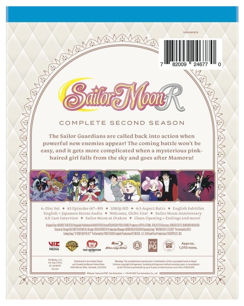 Sailor Moon R: The Complete Second Season (Box Set) [Blu-ray]