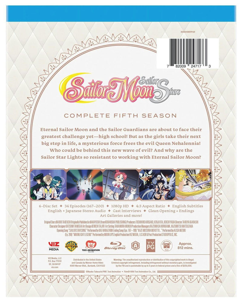 Sailor Moon Sailor Stars: The Complete Fifth Season [Blu-ray]
