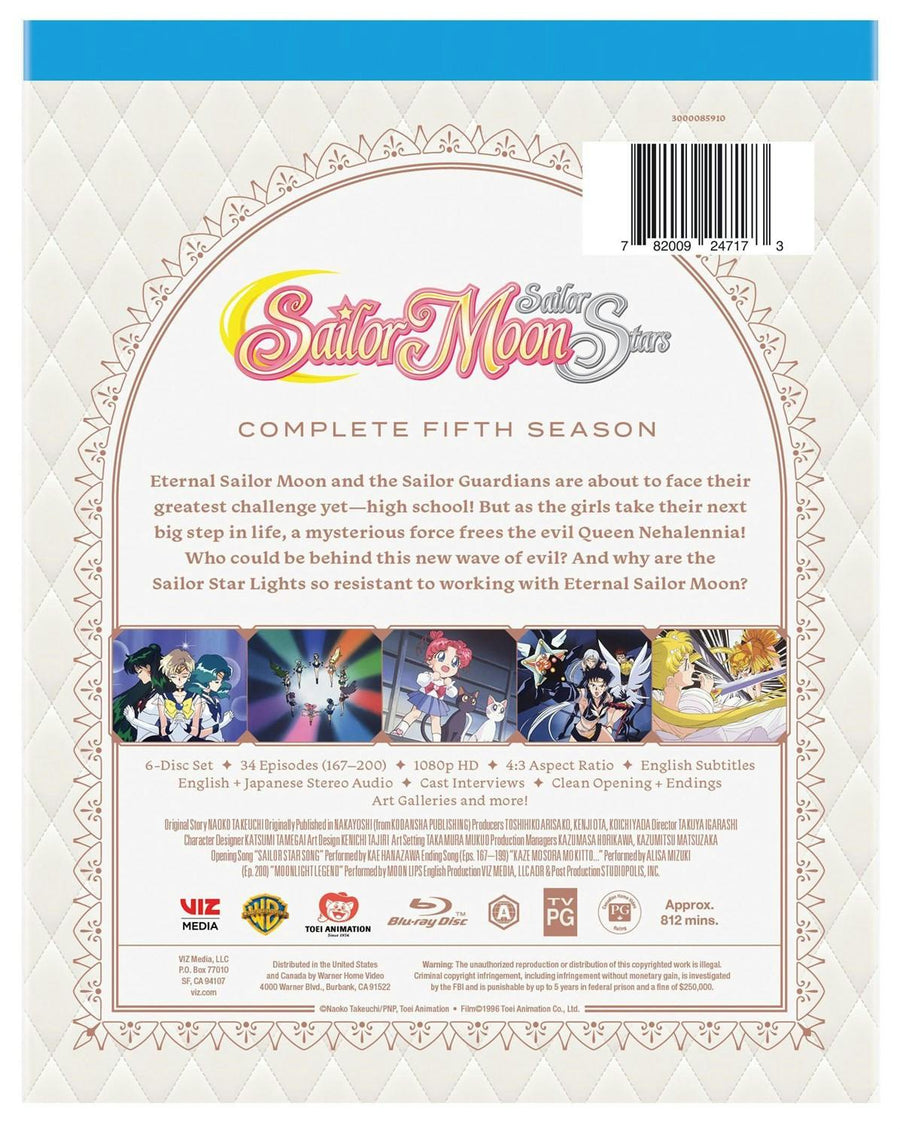 Sailor Moon Sailor Stars: The Complete Fifth Season [Blu-ray]