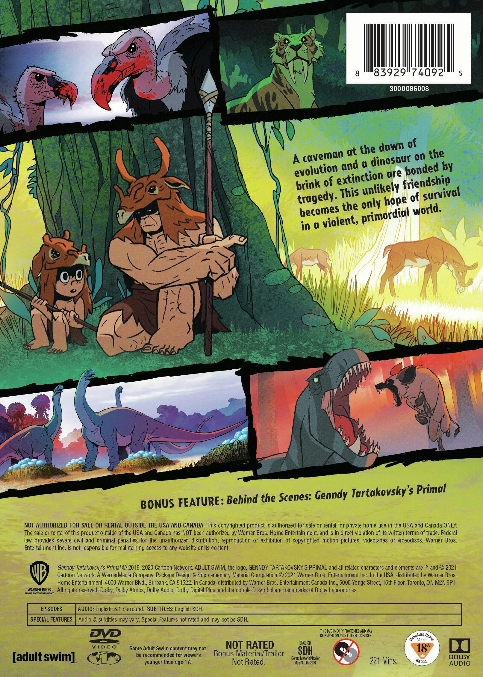 Genndy Tartakovsky's Primal: The Complete First Season [DVD