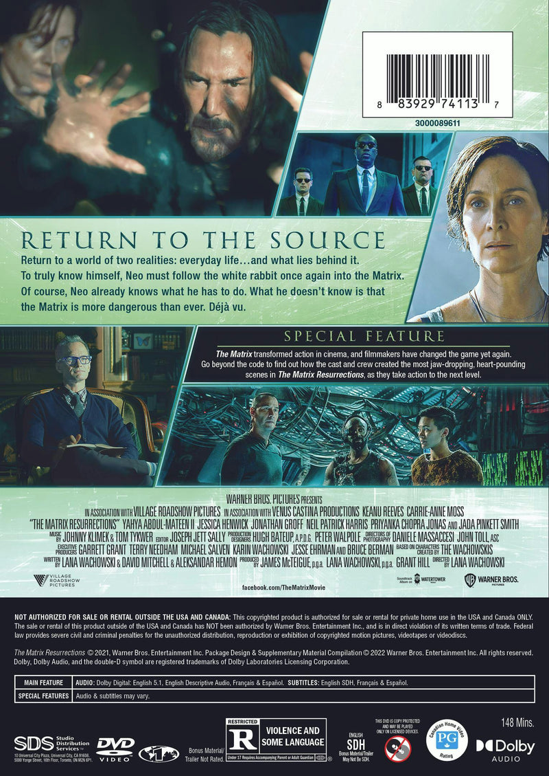 The Matrix Resurrections [DVD]