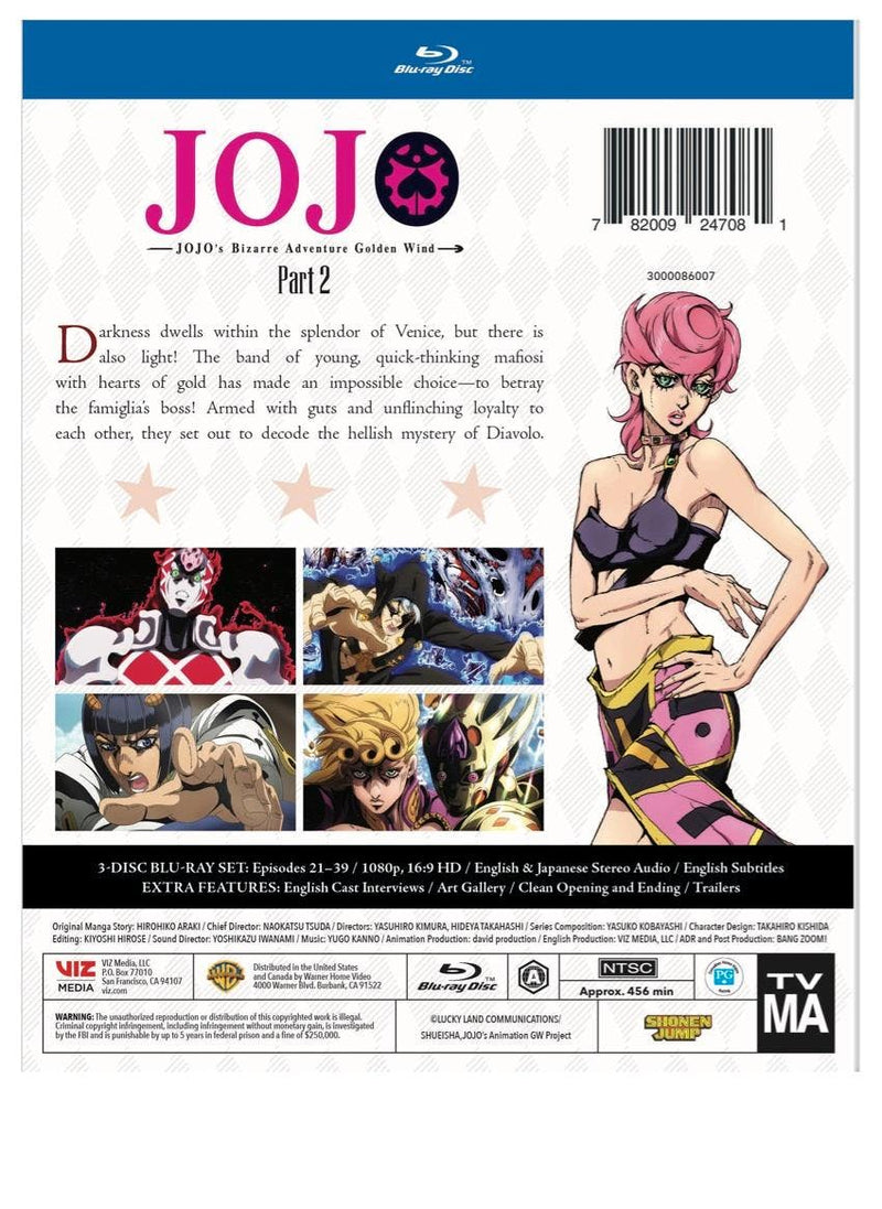 JoJo's Bizarre Adventure: Golden Wind, Part 2 [Blu-ray]