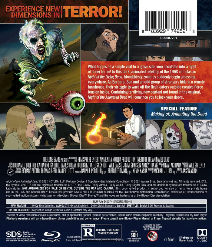 Night of the Animated Dead [Blu-ray]