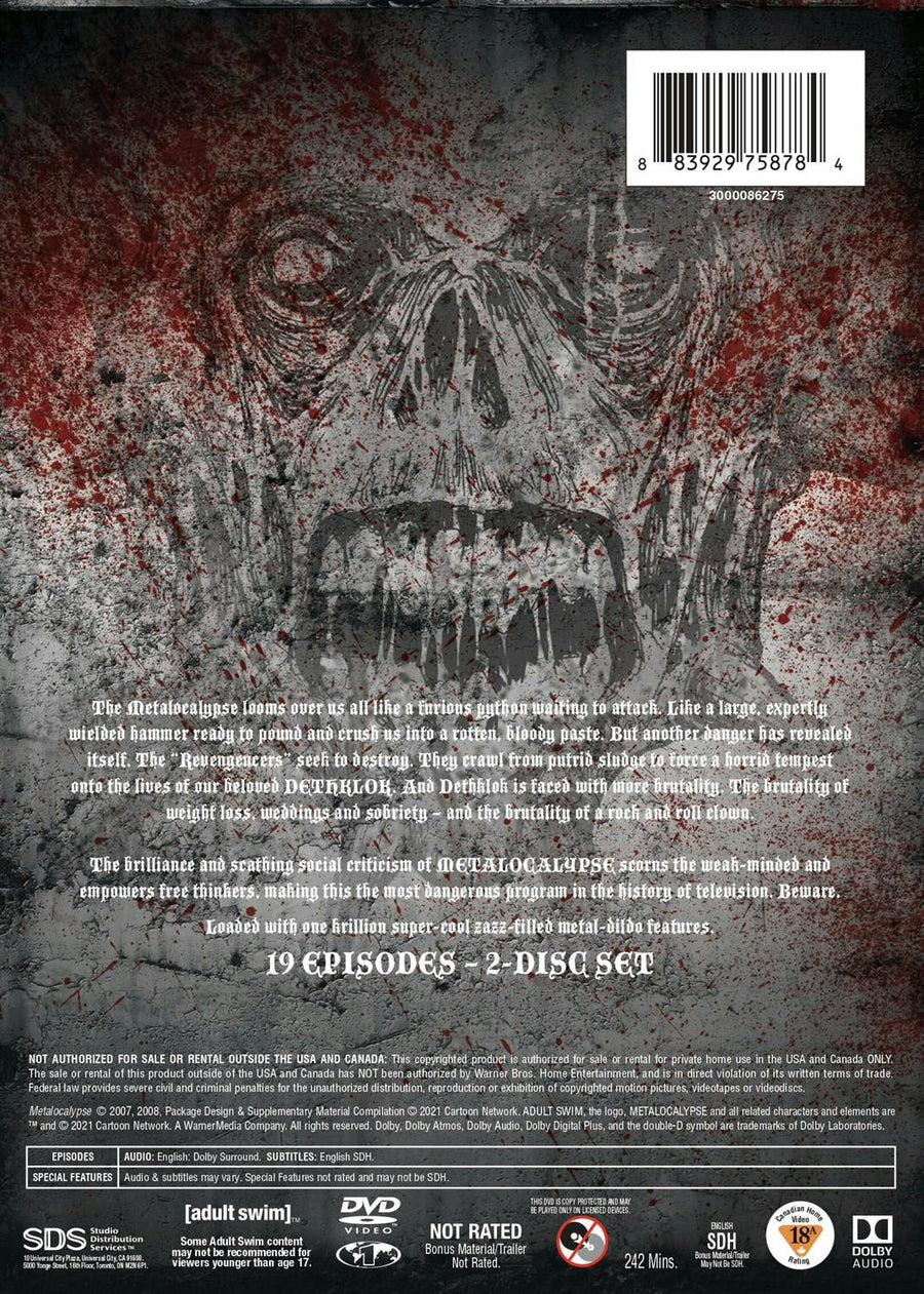 Metalocolypse: The Complete Second Season (DVD New Box Art) [DVD]