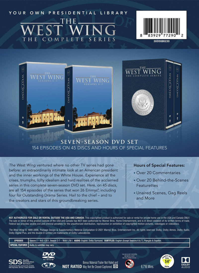 The West Wing: The Complete Series 1-7 (Box Set) [DVD]
