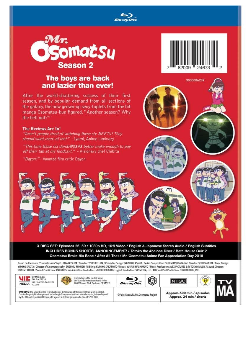 Mr. Osomatsu Season 2 [Blu-ray]