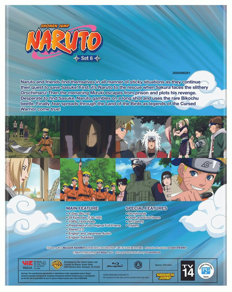 Naruto - Set 6 (Box Set) [Blu-ray]