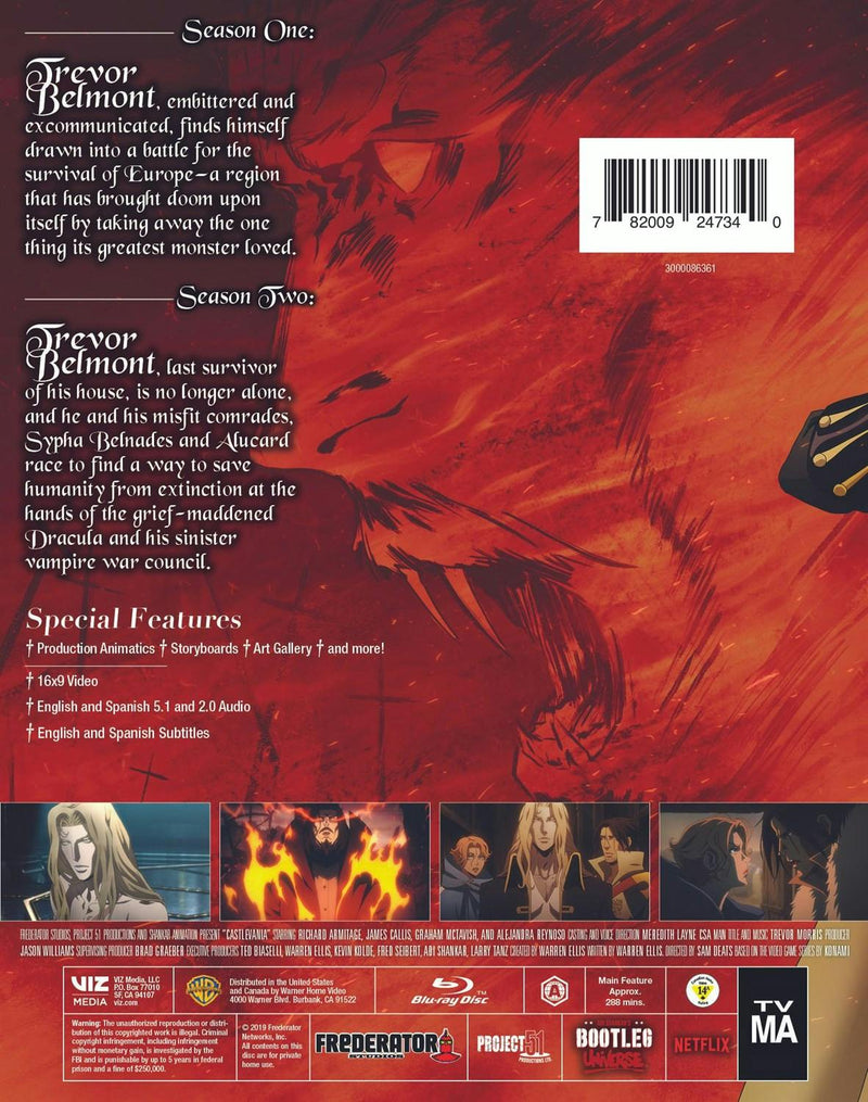 Castlevania: Seasons 1&2 [Blu-ray]