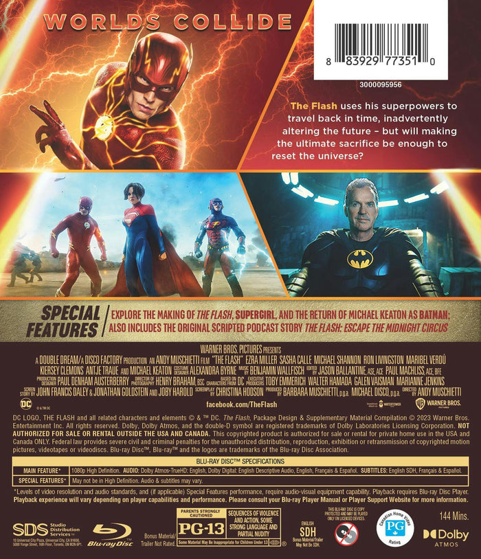 The Flash (with DVD) [Blu-ray]