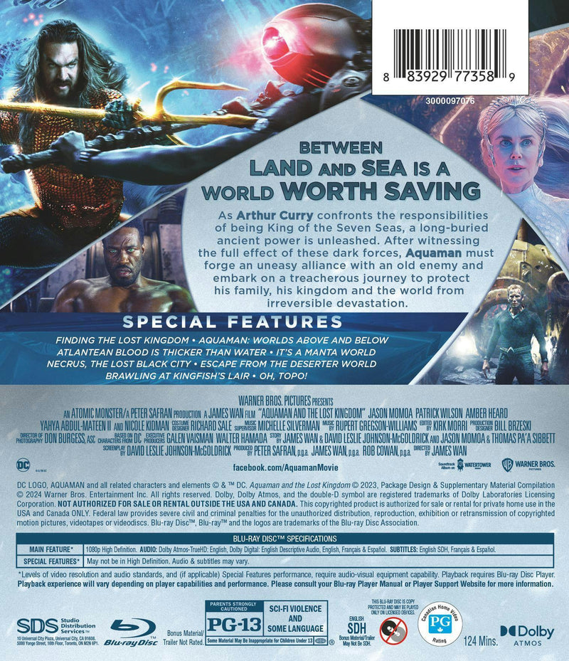 Aquaman and the Lost Kingdom [Blu-ray]