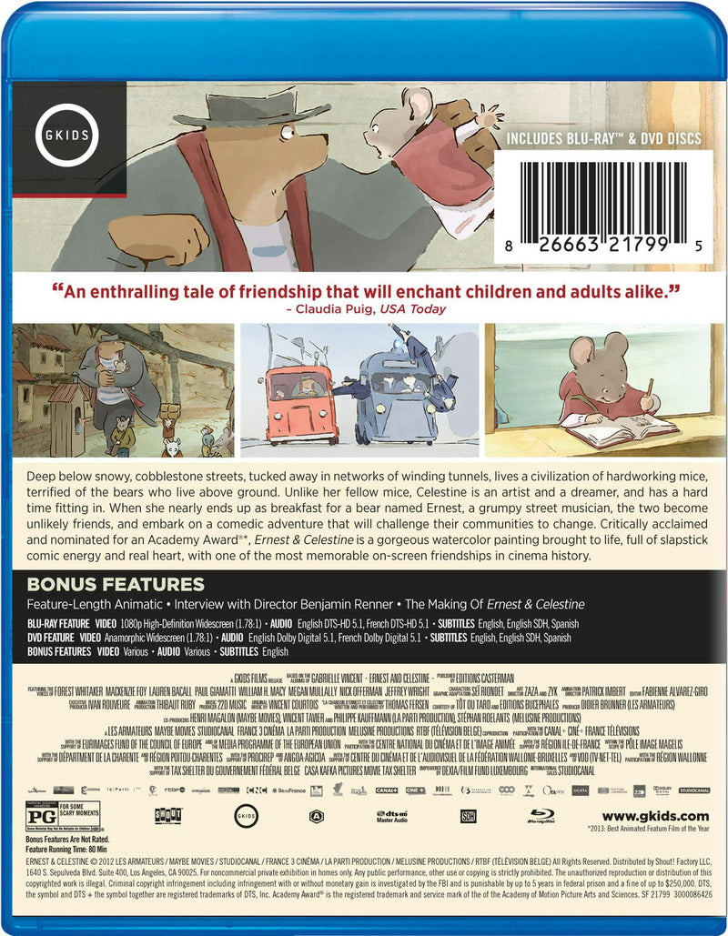 Ernest & Celestine [Blu-ray]