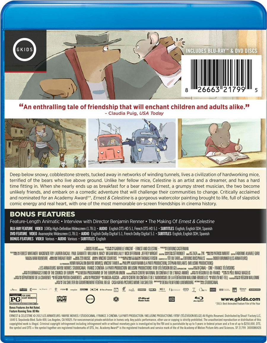 Ernest & Celestine [Blu-ray]