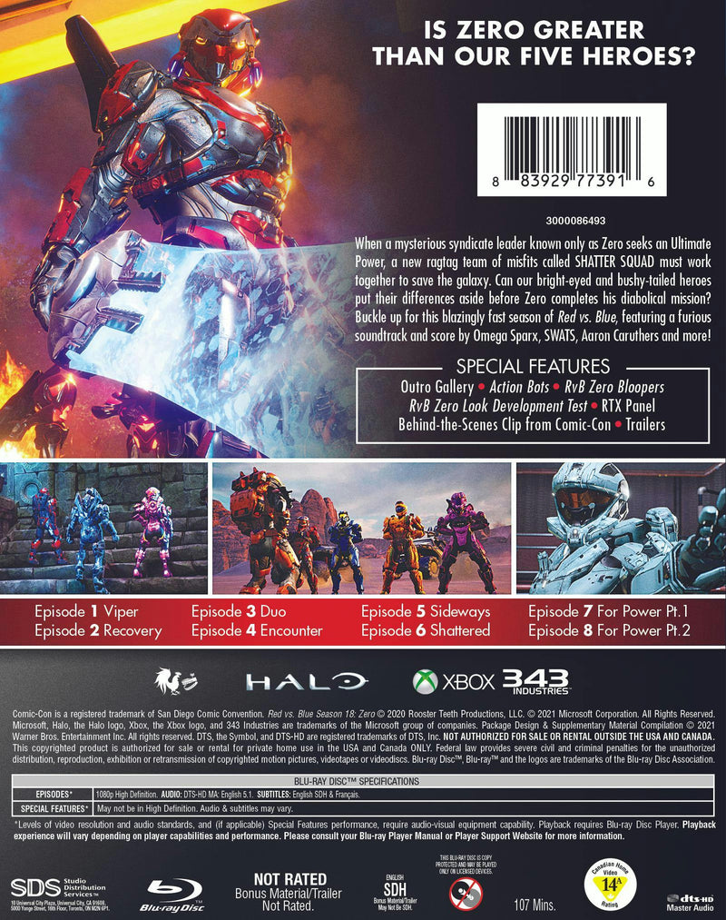 Red Vs Blue: Zero [Blu-ray]