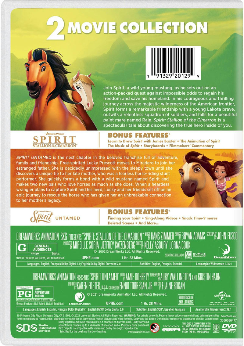 Spirit: 2 Movie Collection (DVD Double Feature) [DVD]