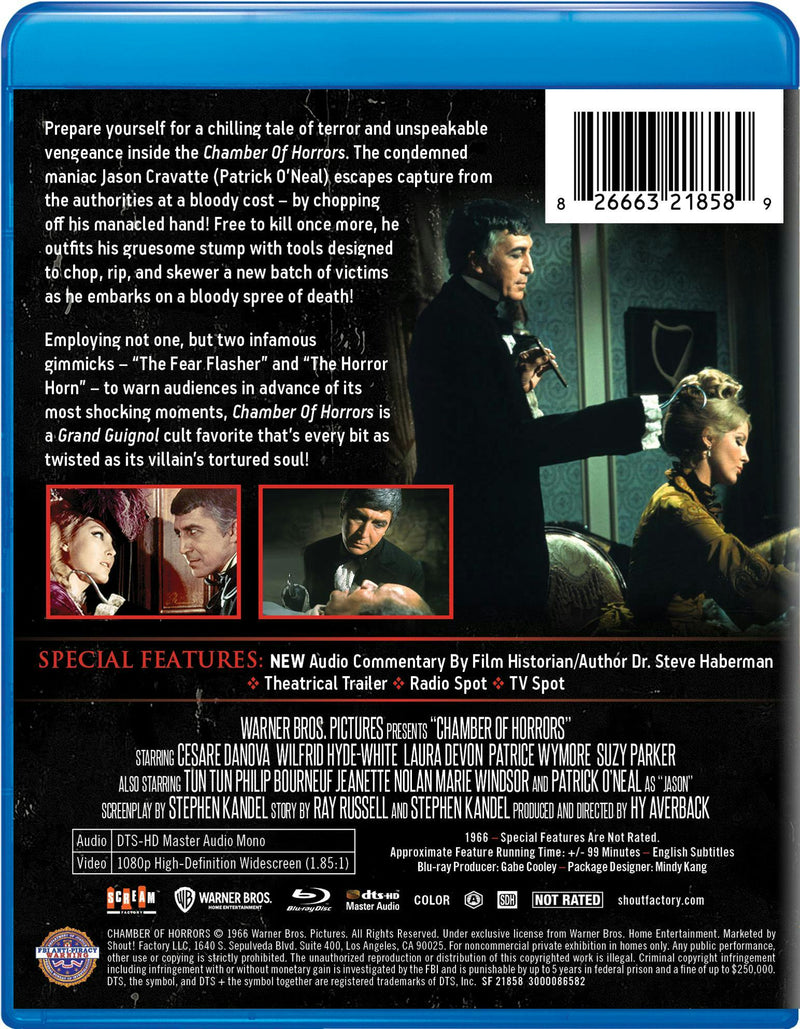 Chamber Of Horrors [Blu-ray]