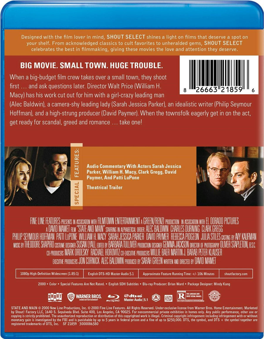 State And Main [Blu-ray]