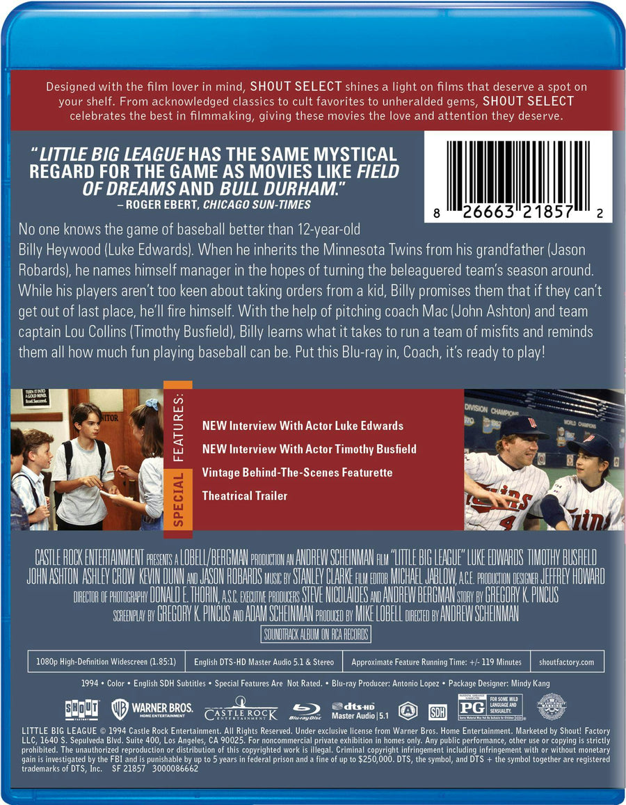 Little Big League [Blu-ray]
