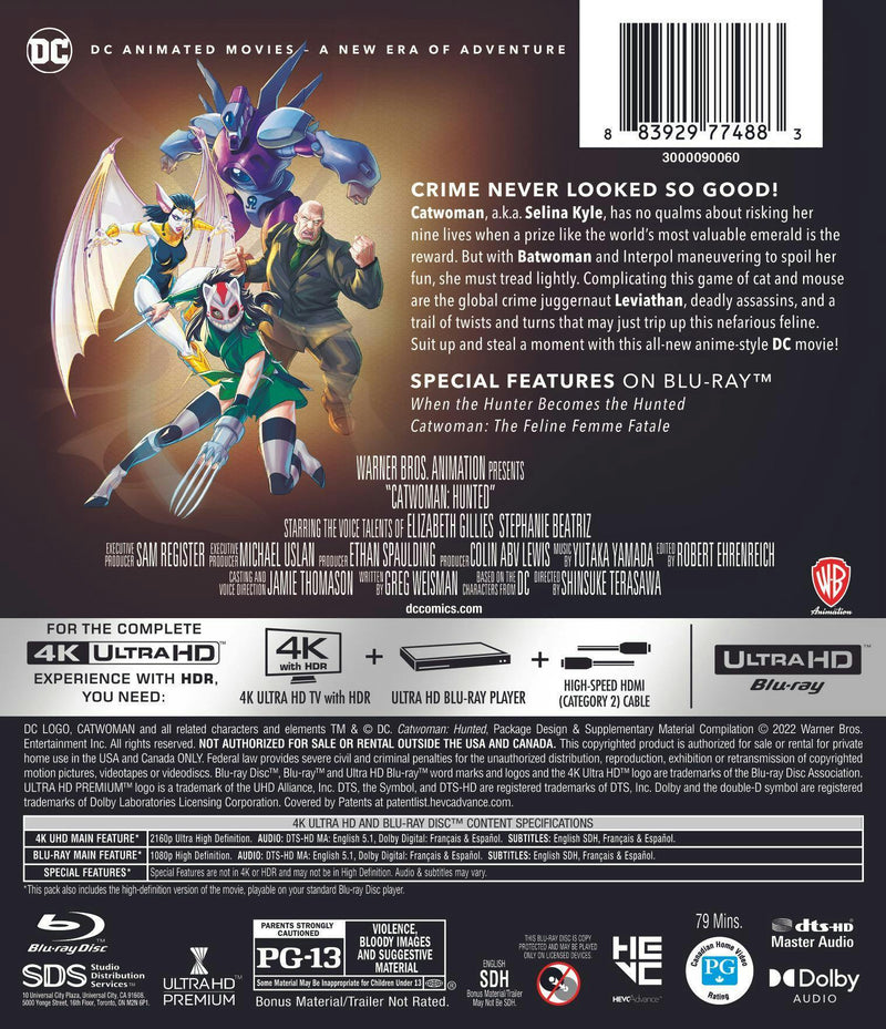 Catwoman: Hunted (4K Ultra HD + Blu-ray) [UHD]