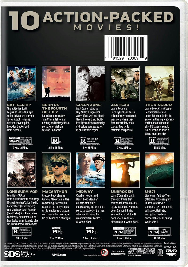 Ultimate 10-movie War Collection (Box Set) [DVD]