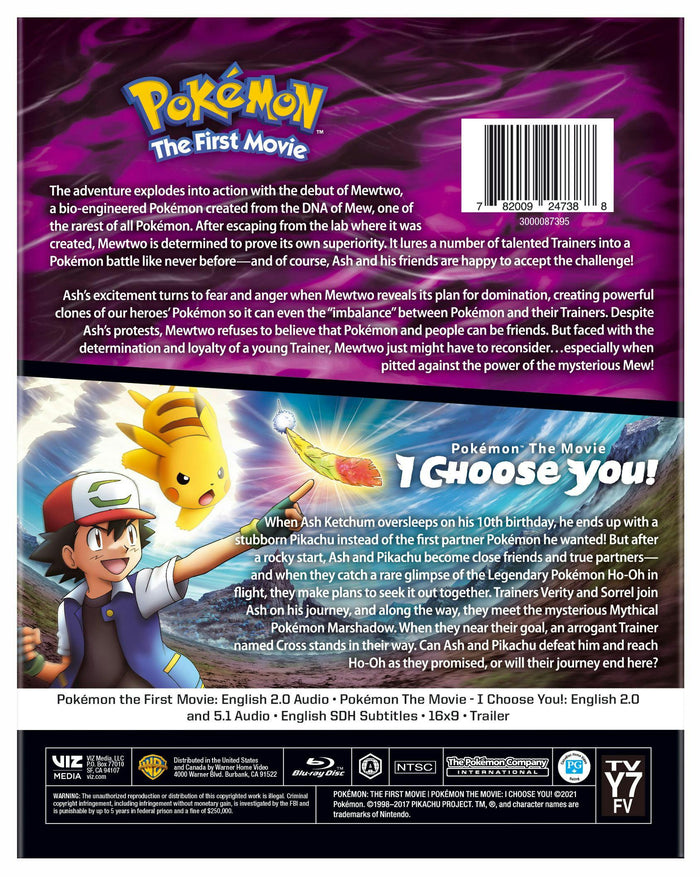 Pokémon - The First Movie/I Choose You (Blu-ray Double Feature) [Blu-ray]