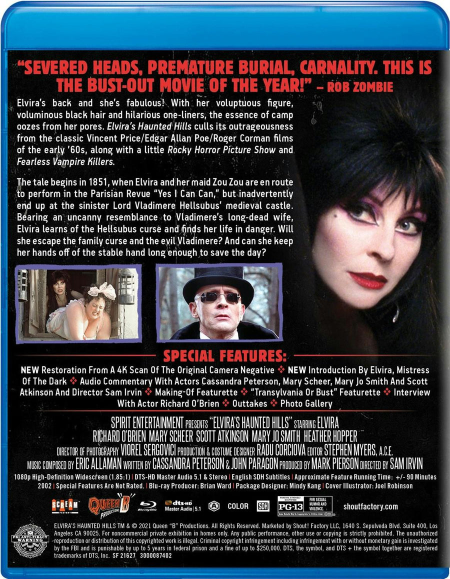 Elvira's Haunted Hills [Collector's Edition] [Blu-ray]